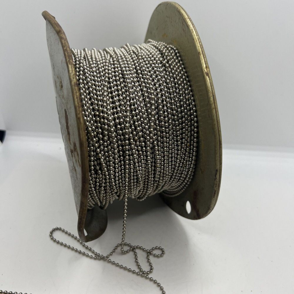 Vintage Metal Roll Of Keychain Chain - Picture 1 of 7
